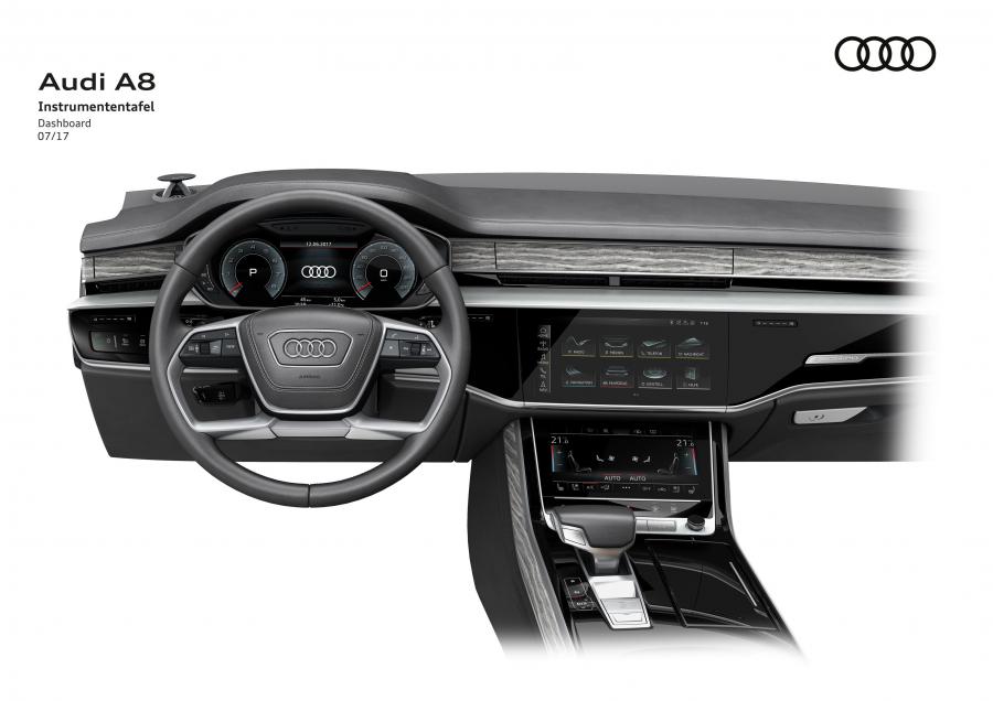 Торпедо Audi A8 50 TDI Quattro (D5) 2017 года  (WW) (фото 66 из 89)